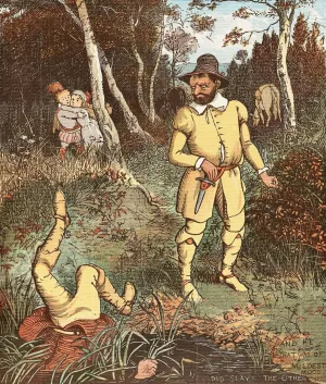 The Babes in the Wood 07 by Randolph Caldecott Oil Painting