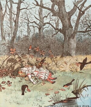 The Babes in the Wood 09 by Randolph Caldecott Oil Painting