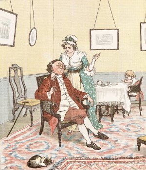 The Diverting History of John Gilpin pl2 by Randolph Caldecott Oil Painting