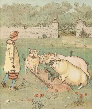 The Farmer's Boy Pl.5 by Randolph Caldecott Oil Painting