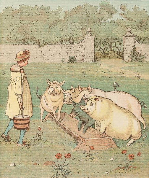 Main Product Photo of The Farmer's Boy Pl.5  Painting by Randolph Caldecott