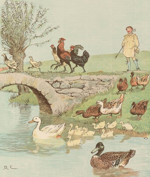 Main Product Photo of The Farmer's Boy Pl.6  Painting by Randolph Caldecott