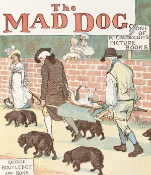 The Mad Dog 1 by Randolph Caldecott Oil Painting
