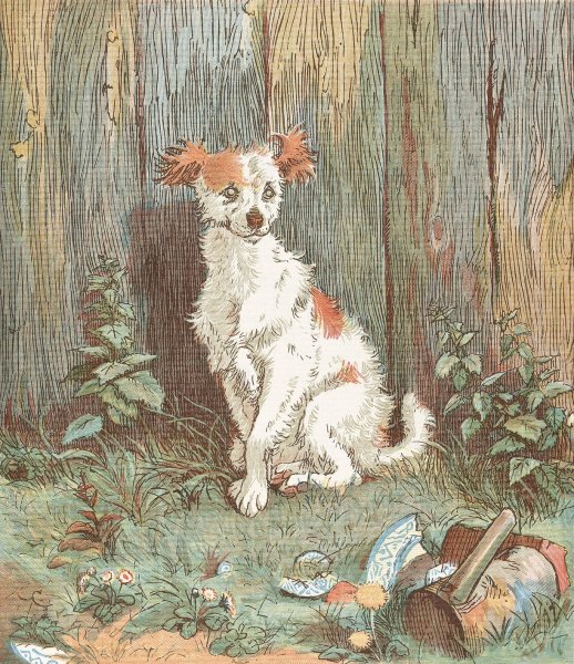 Main Product Photo of The Mad Dog 5  Painting by Randolph Caldecott