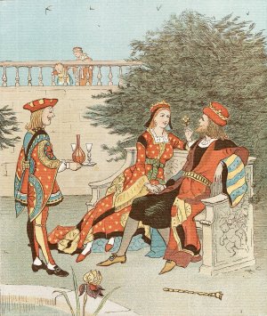 The Queen of Hearts 3 by Randolph Caldecott Oil Painting