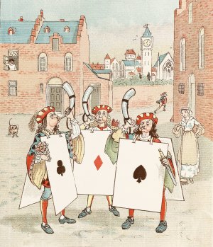 The Queen of Hearts 5 by Randolph Caldecott Oil Painting