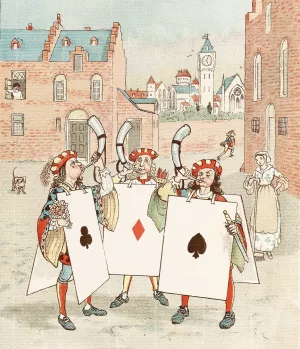 The Queen of Hearts 5 by Randolph Caldecott Oil Painting