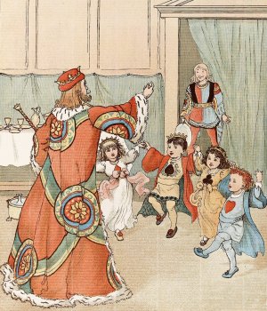 The Queen of Hearts 6 by Randolph Caldecott Oil Painting