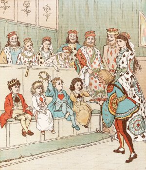 The Queen of Hearts 8 by Randolph Caldecott Oil Painting