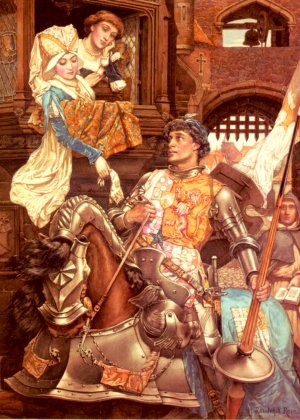 A Sign Of Love by Randolph H. Rose Oil Painting