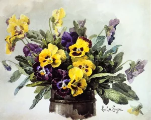 A Spring Bouquet by Raoul De Longpre Oil Painting