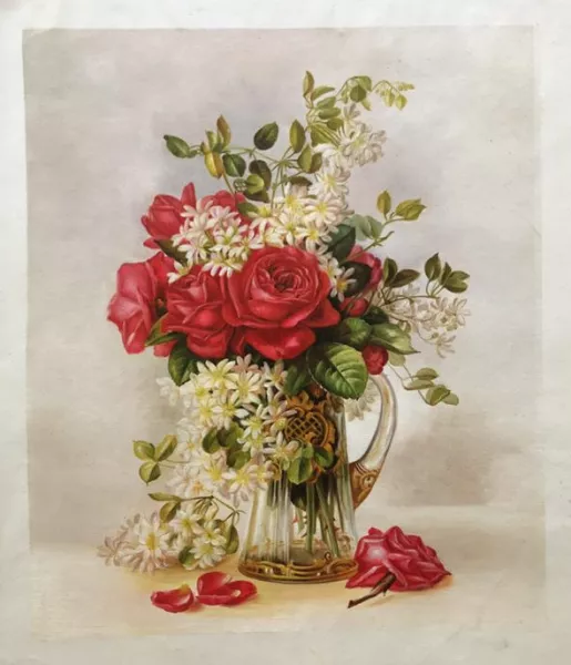 Fresh from the Garden by Raoul De Longpre - Oil Painting Reproduction