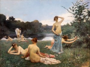 Summer by Raphael Collin Oil Painting