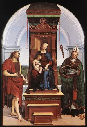 Ansidei Madonna painting by Raphael