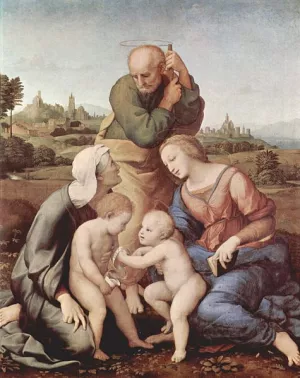 Canigiani Holy Family by Raphael Oil Painting