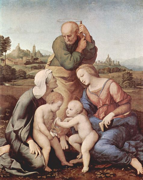 Main Product Photo of Canigiani Holy Family Painting by Raphael