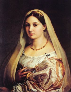 Donna Velata also known as Woman with a Veil by Raphael Oil Painting