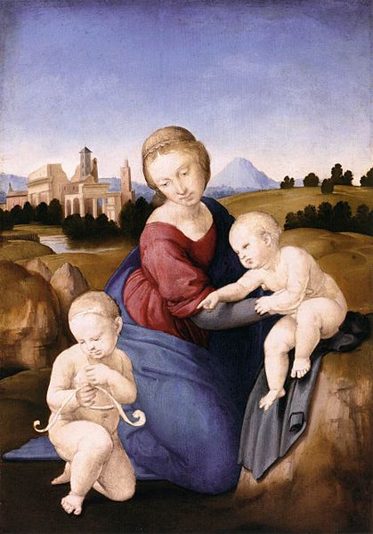 Main Product Photo of Esterhazy Madonna Painting by Raphael