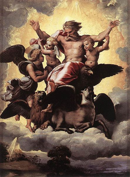 Main Product Photo of Ezekiel's Vision Painting by Raphael
