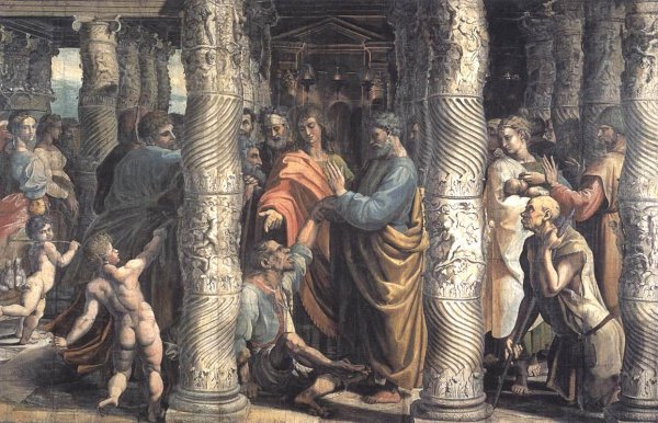 Main Product Photo of Healing of the Lame Man Painting by Raphael