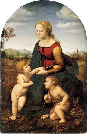 La Belle Jardinere by Raphael Oil Painting