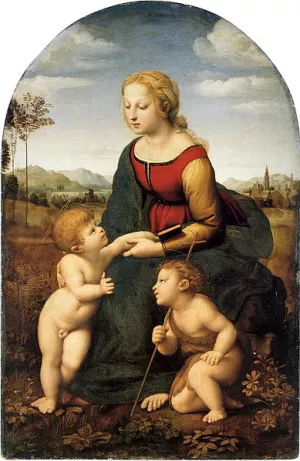 La Belle Jardinere painting by Raphael