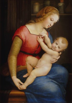 La Madone De La Maison D'orleans by Raphael Oil Painting