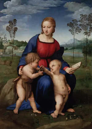 Madonna Del Cardellino by Raphael Oil Painting