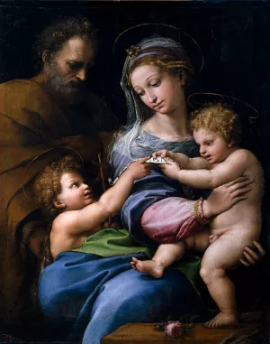 Madonna of the Rose by Raphael Oil Painting