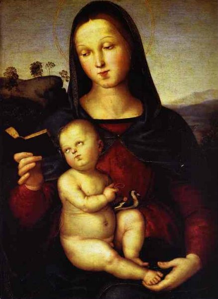 Main Product Photo of Madonna Solly Painting by Raphael