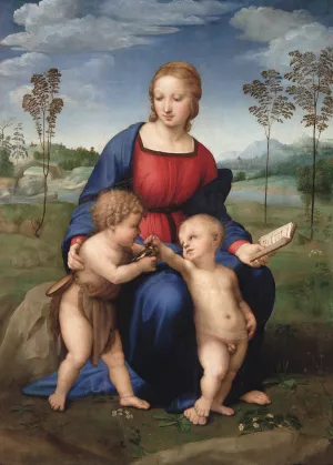 Madonna with Goldfinch by Raphael Oil Painting
