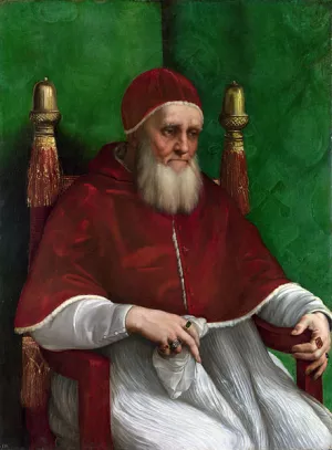 Pope Julius II by Raphael Oil Painting