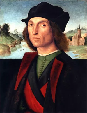 Portrait of a Man by Raphael Oil Painting