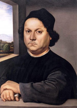 Portrait of a Man by Raphael Oil Painting