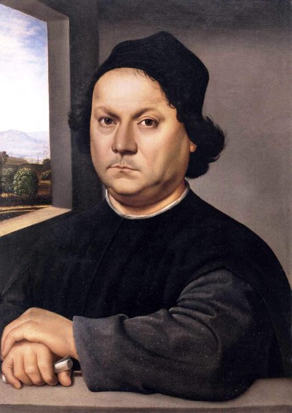 Main Product Photo of Portrait of a Man Painting by Raphael