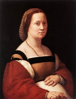 Portrait of a Woman Also Known as La Donna Gravida by Raphael Oil Painting