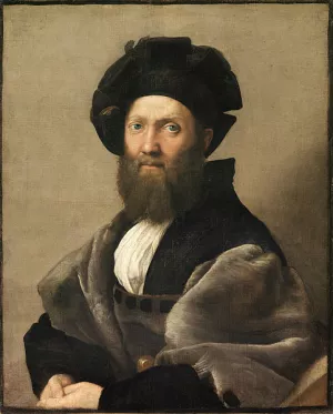 Portrait of Baldassare Castiglione by Raphael Oil Painting