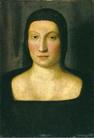 Portrait of Emilia Pia da Montefeltro by Raphael Oil Painting