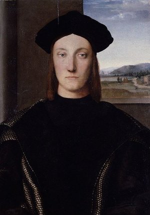 Portrait of Guidobaldo da Montefeltro by Raphael Oil Painting
