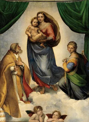 Sistine Madonna by Raphael Oil Painting