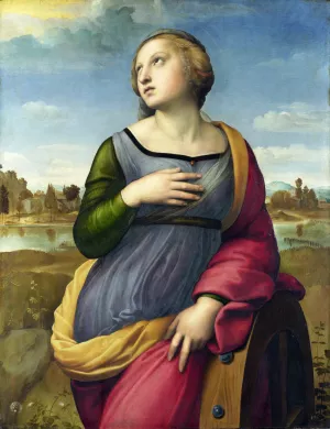 St Catherine by Raphael Oil Painting