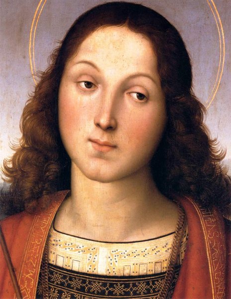 Main Product Photo of St Sebastian Detail Painting by Raphael