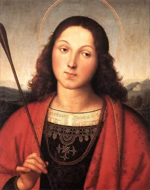 St Sebastian by Raphael Oil Painting