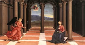 The Annunciation painting by Raphael