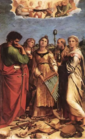 The Ecstasy of St. Cecilia by Raphael Oil Painting