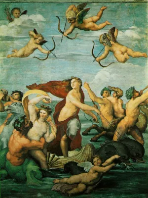 The Nymph Galatea by Raphael - Oil Painting Reproduction