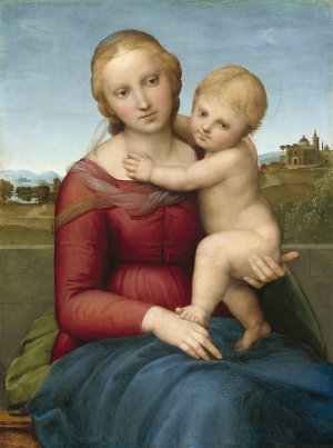 The Small Cowper Madonna by Raphael Oil Painting