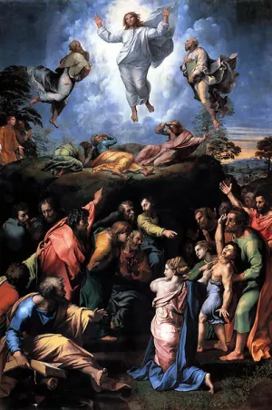 The Transfiguration Oil painting by Raphael