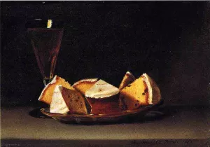 Cake and Wine by Raphaelle Peale Oil Painting