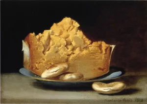 Cheese and Three Crackers by Raphaelle Peale Oil Painting